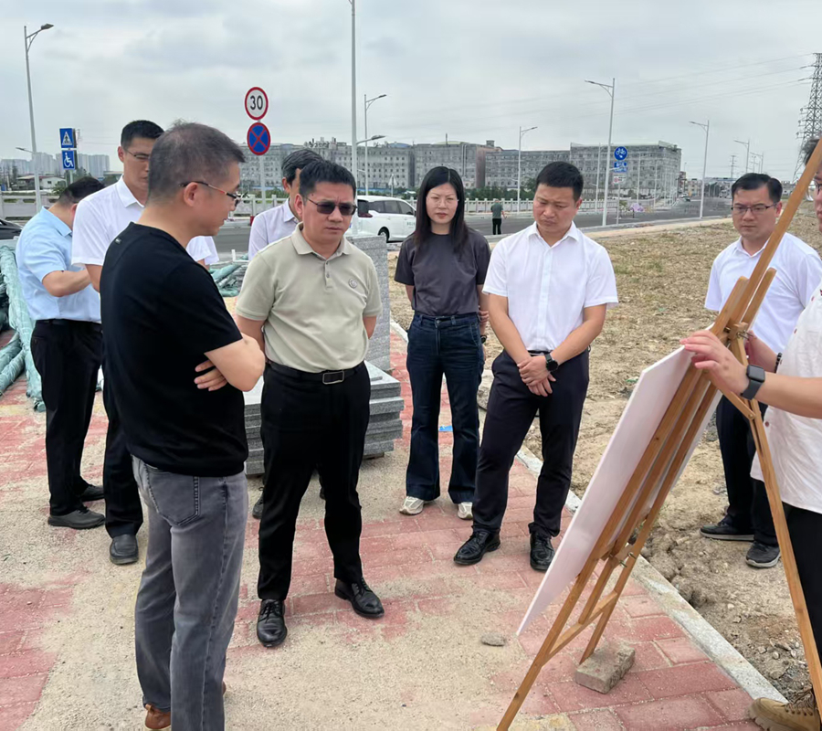佛山市副市长陈新文调研3044永利新总部基地建设